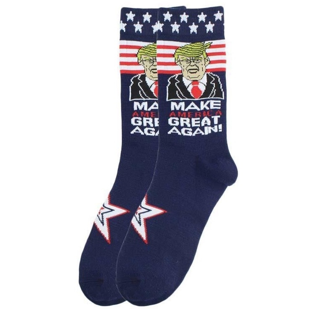 🇺🇸Trump Make America Great Again! Stars & Stripes Unisex Socks!